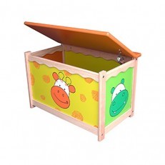 I'M TOY Wooden Toy Chest box